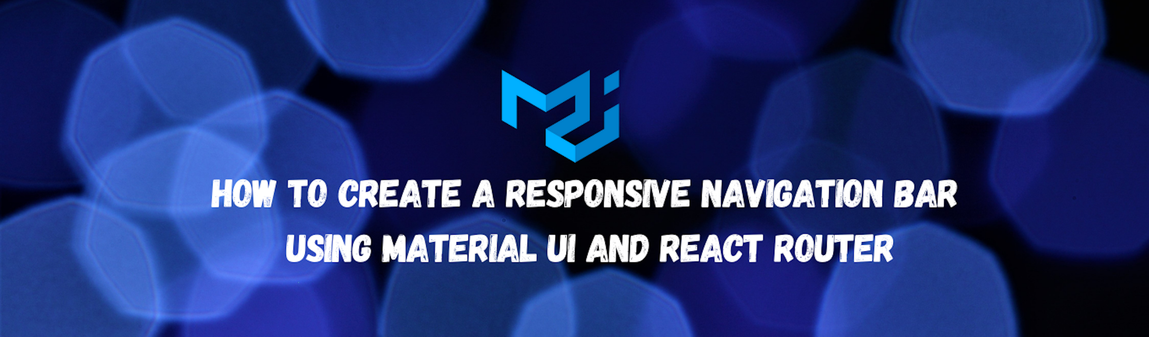 How to Create a Responsive Navbar Using Material UI and React Router 
