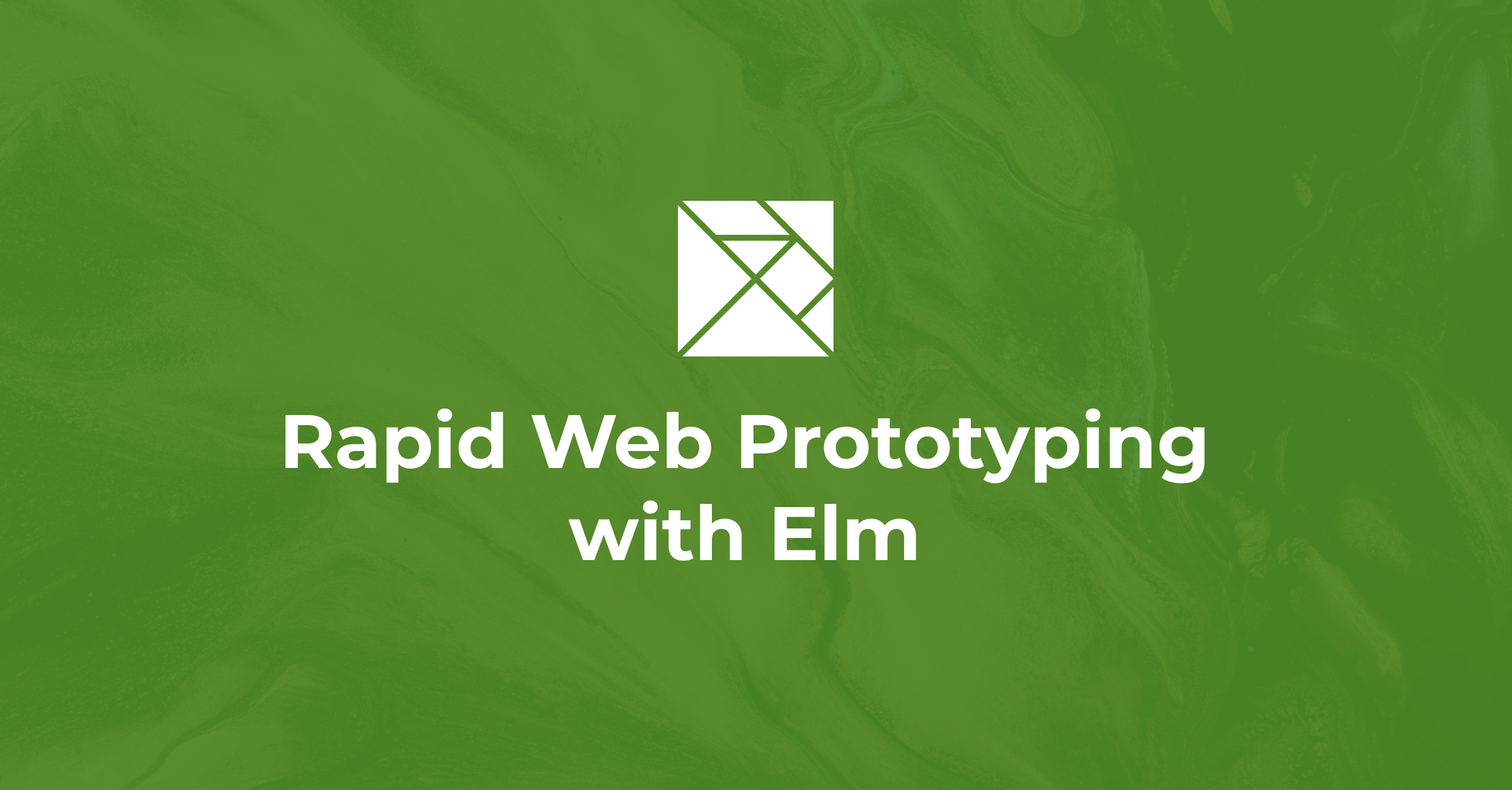 Rapid Web Prototyping with Elm