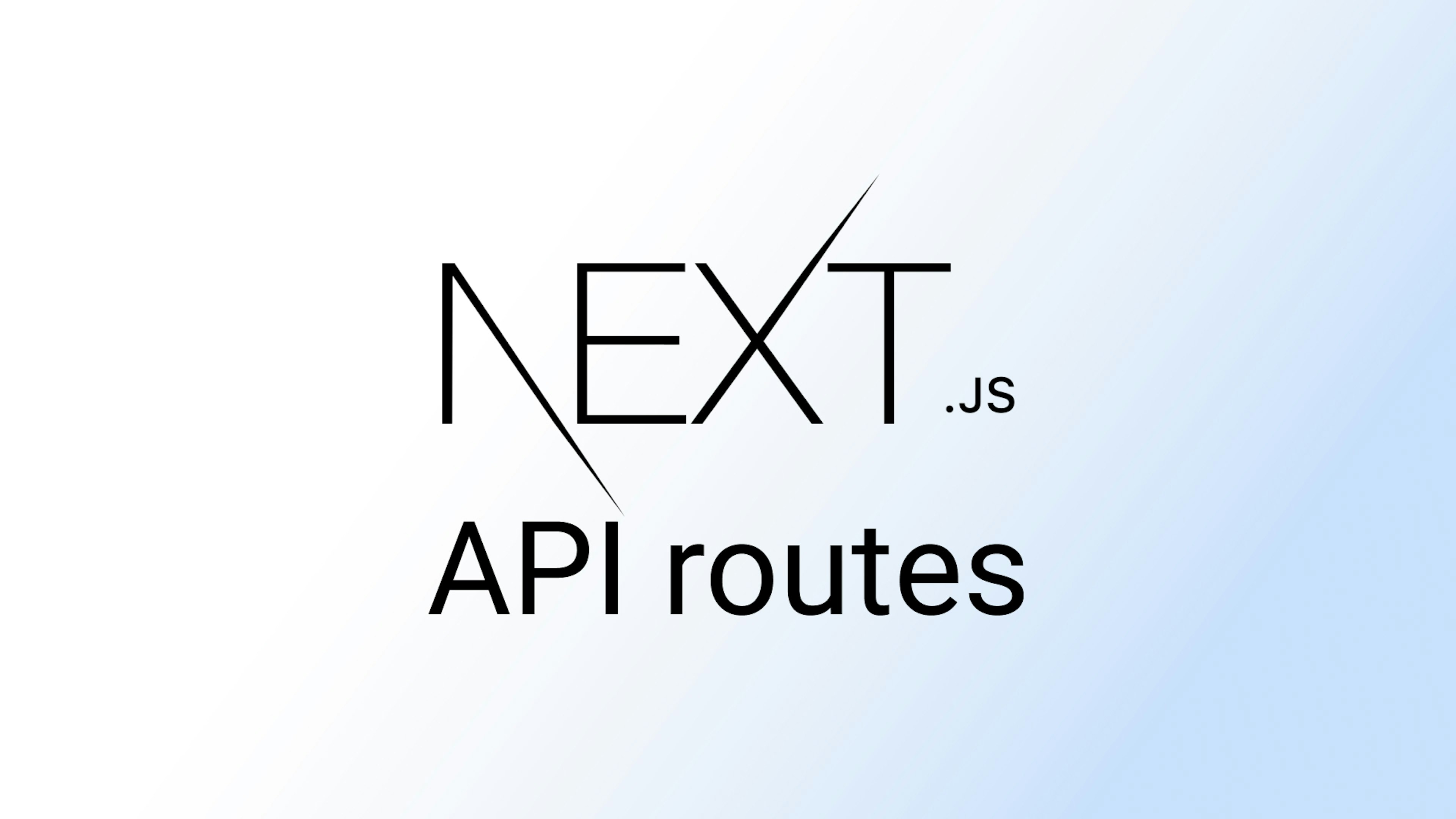 Setting up an API route with Next.js