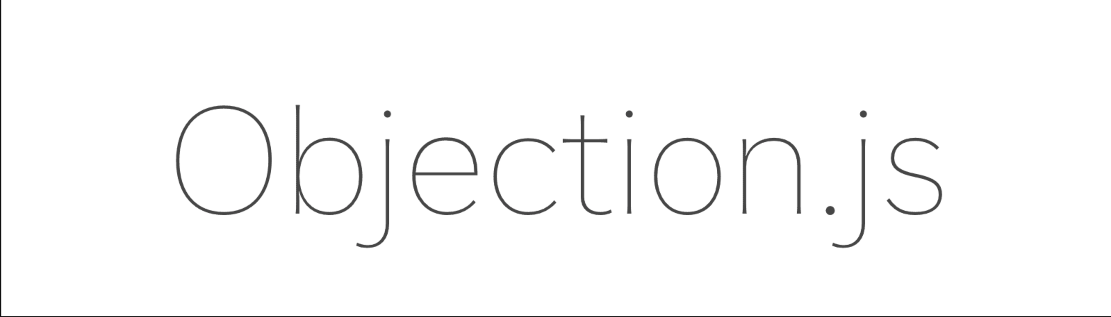 Objection.js as an ORM for Typescript 