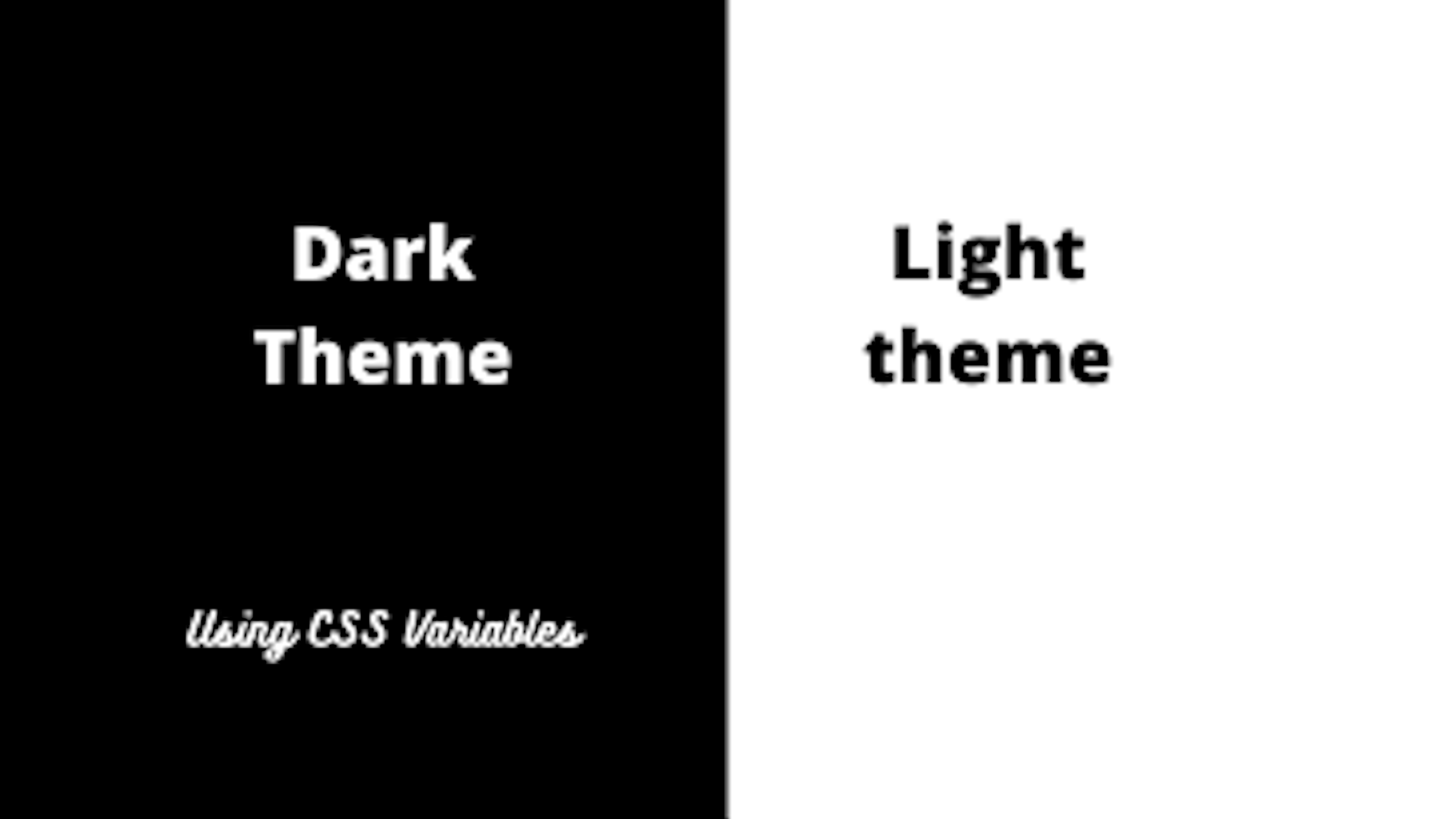 Dark/Light Website Theming With CSS Variables