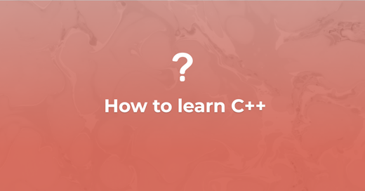 How to learn C++